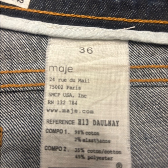 Maje denim straight leg - Picture 11 of 11